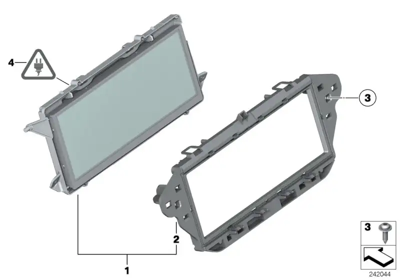 BMW Central Information Display E84 65509289582