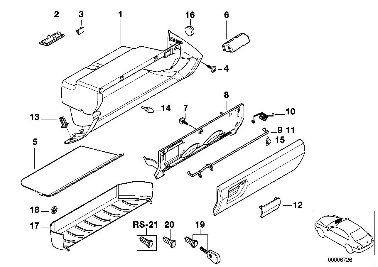 BMW Kappe E36 51168191949