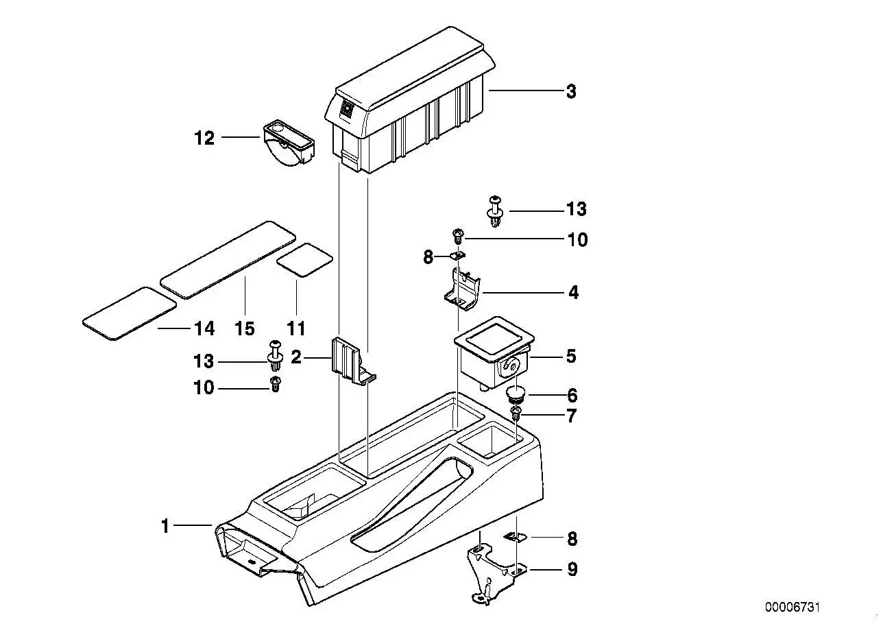 BMW Einlage E36 51162268018 - Bildposition 11