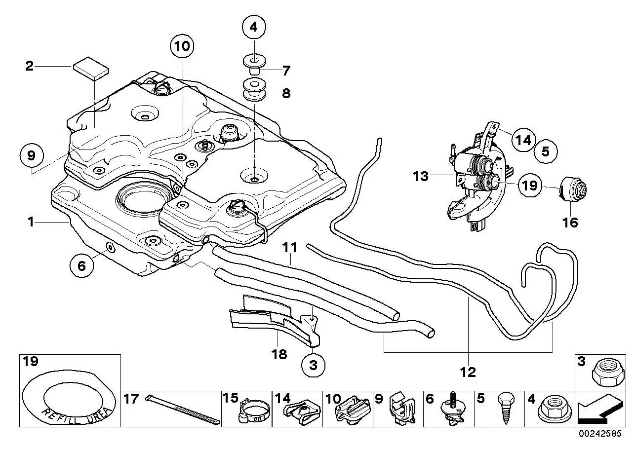 BMW SCR-Behälter 16197204623