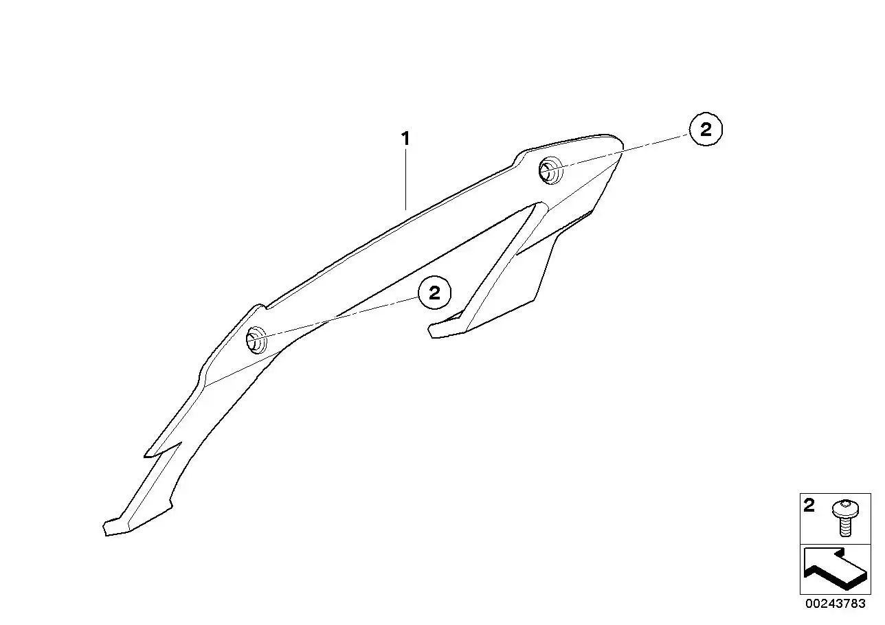 BMW Linsenschraube E82 E88 E89 E92 E93 F07 K25 K25H K29 K34 07149