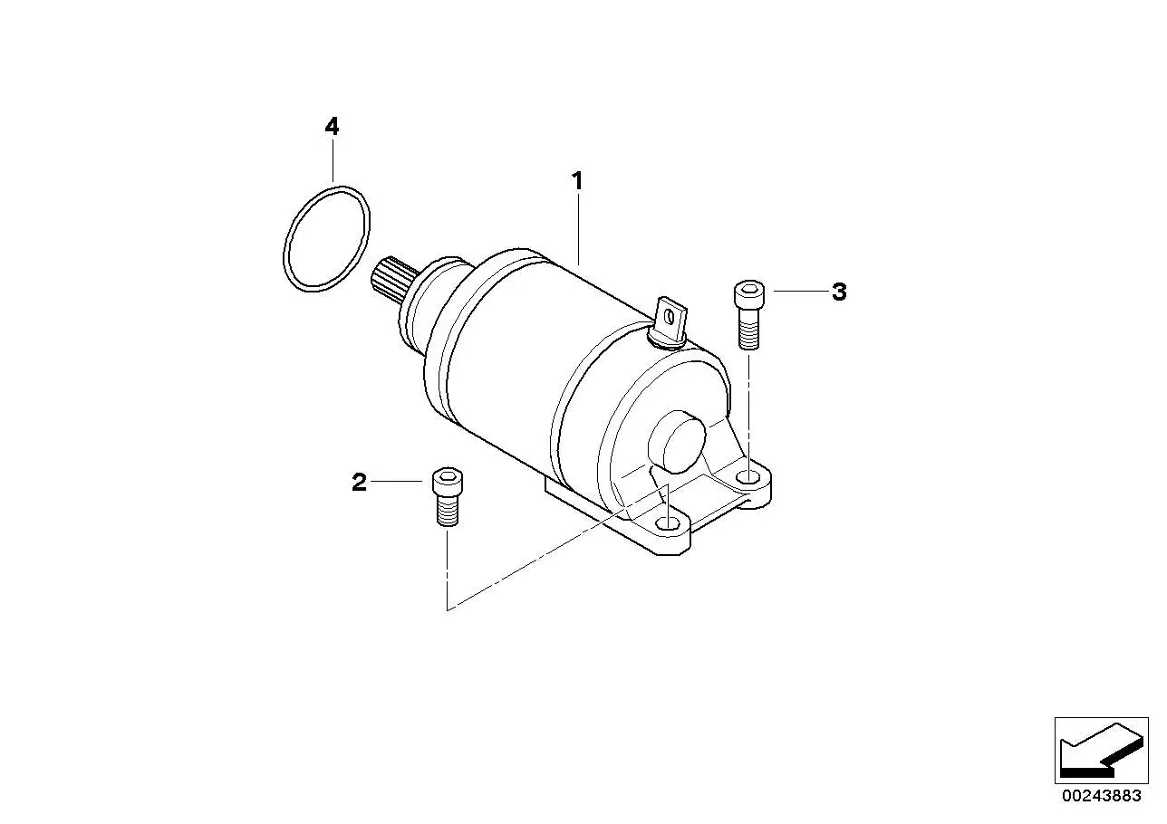 BMW Starter 12407653356