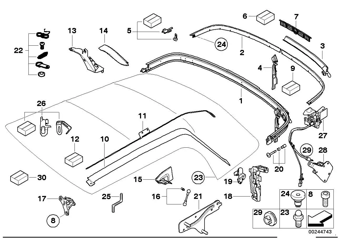 BMW Spannbügel 54347174766 - Bildposition 01