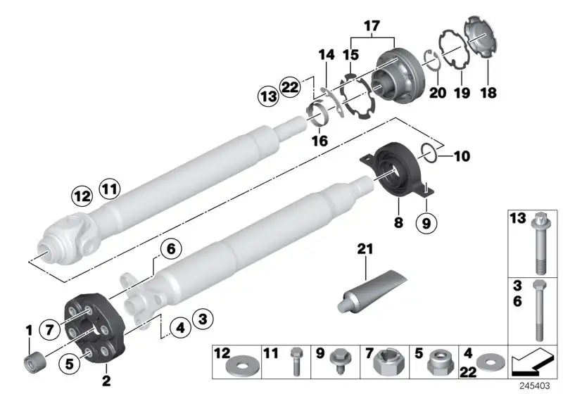 BMW Flachdichtung Metall E60 E61 E63 E64 E65 E66 E82 E90 E92 E93