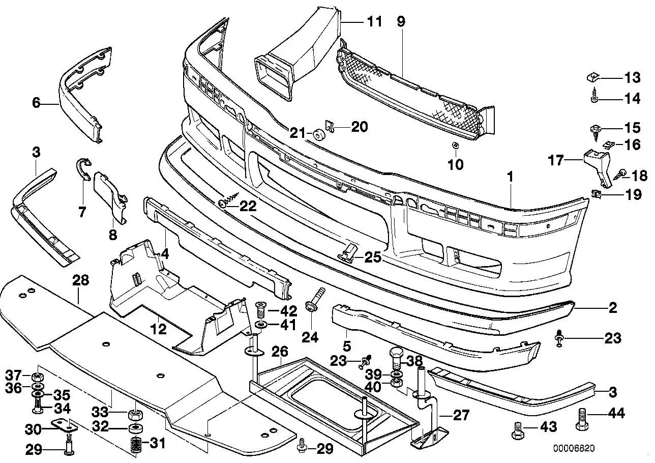 BMW Gleitstück E36 51112268683