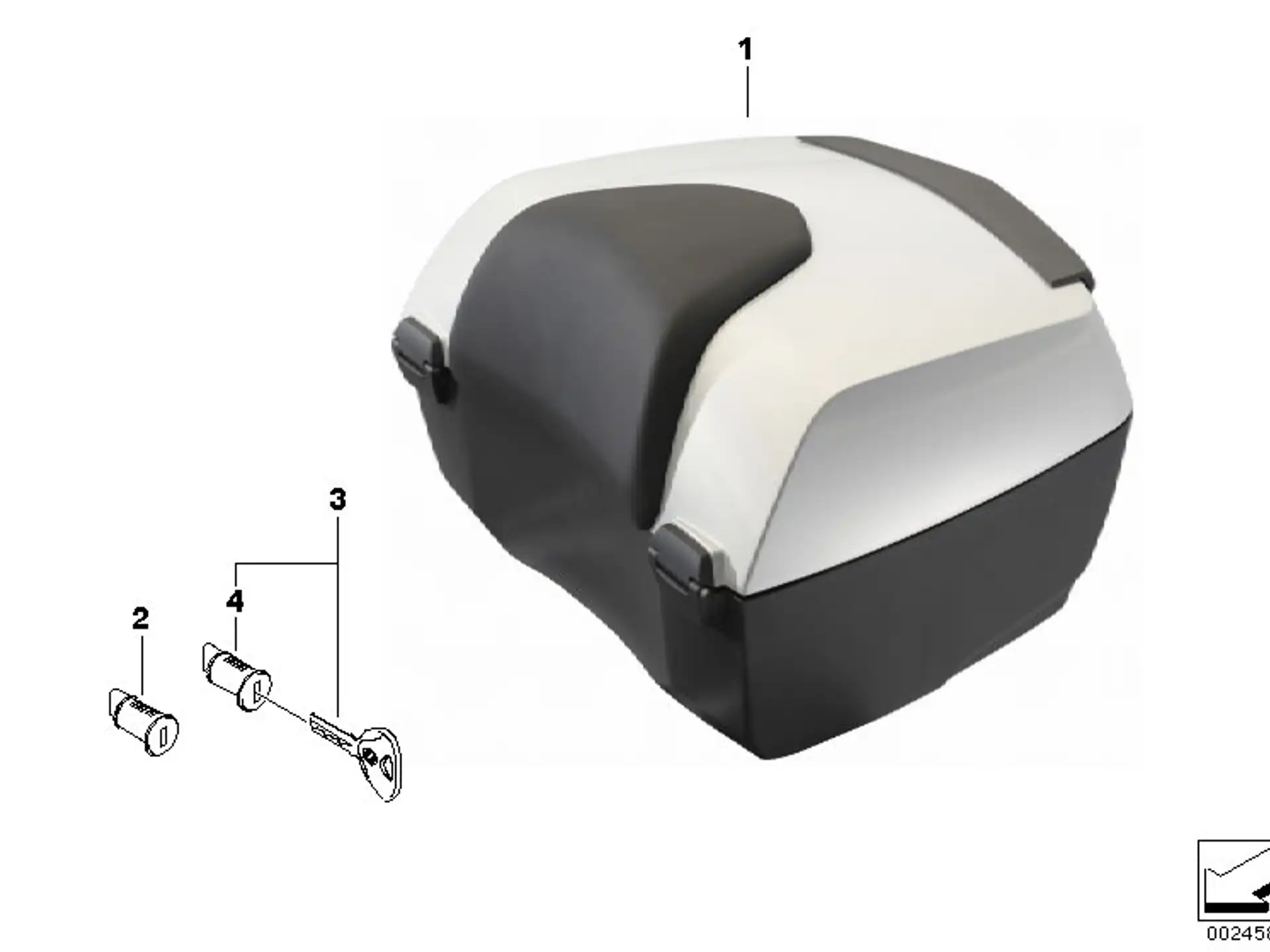 BMW Tourentopcase K48 77438534257