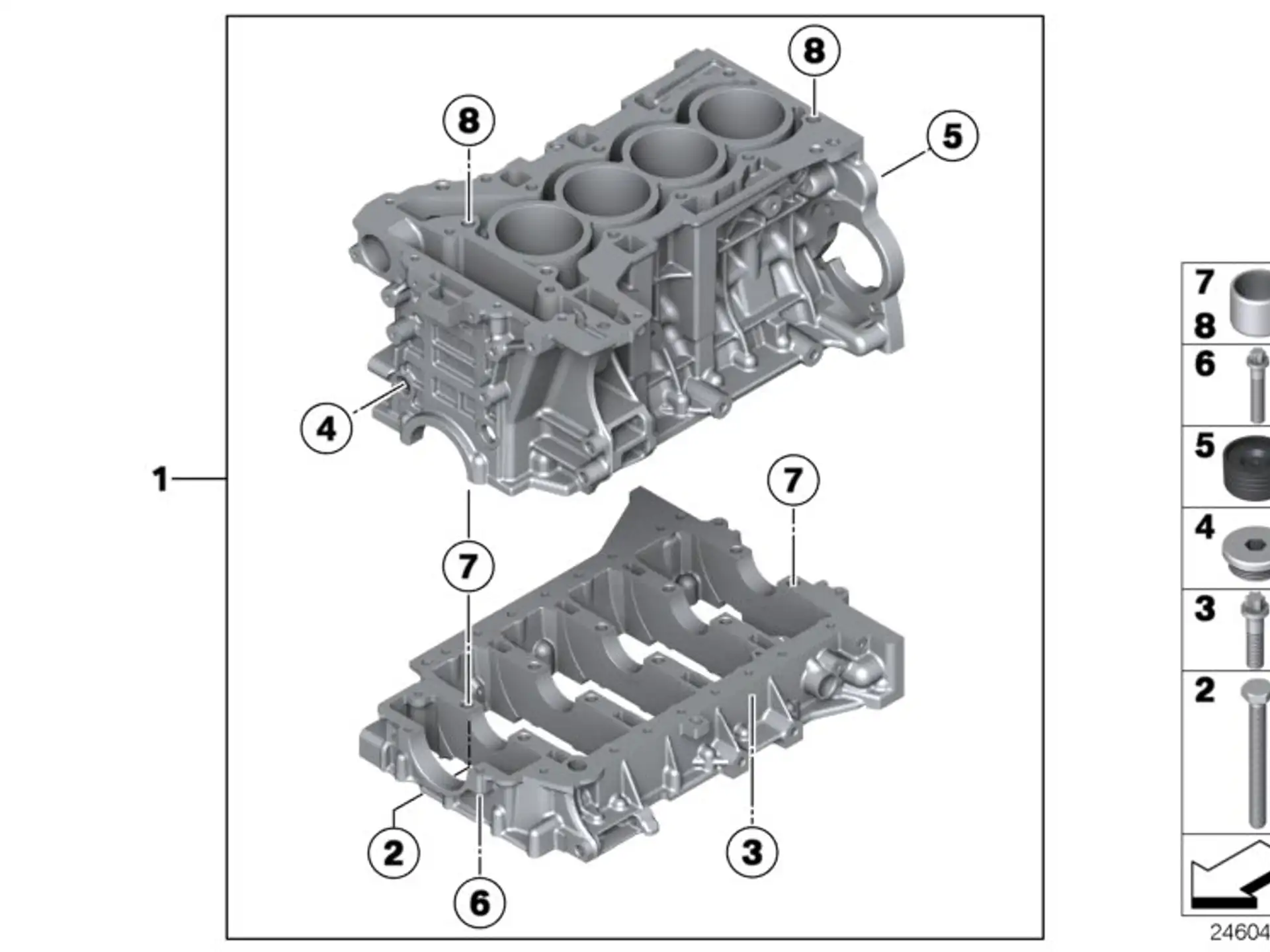BMW Passhülse E36 E34 E38 E39 E46 E53 E60 E61 E65 E66 E83 E84 E85 E86 E89 E90 E92 E93 F07 F10 F11 F15 F16 F20 F21 F22 F23 F25 F26 F30 F31 F32 F33 F34 F36 11121726243