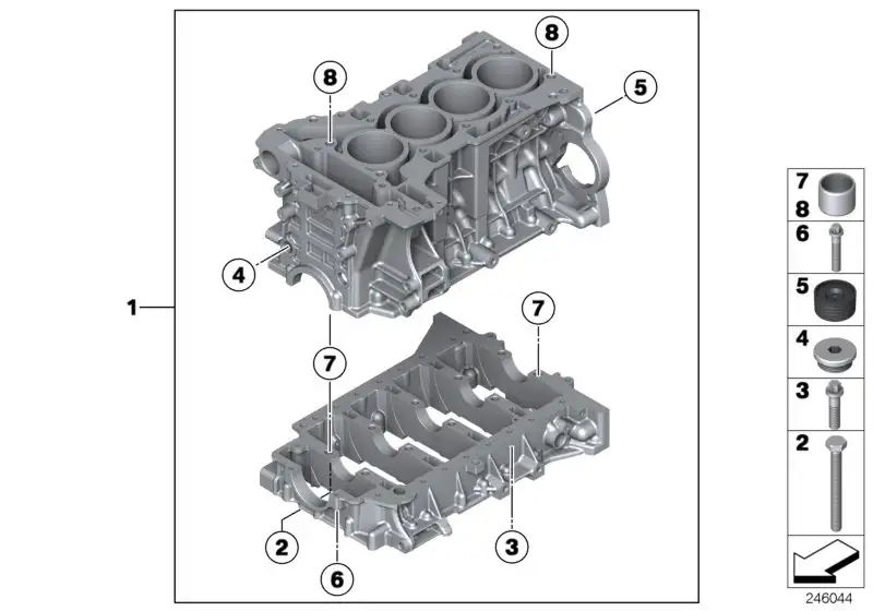 BMW Passhülse E36 E34 E38 E39 E46 E53 E60 E61 E65 E66 E83 E84 E85