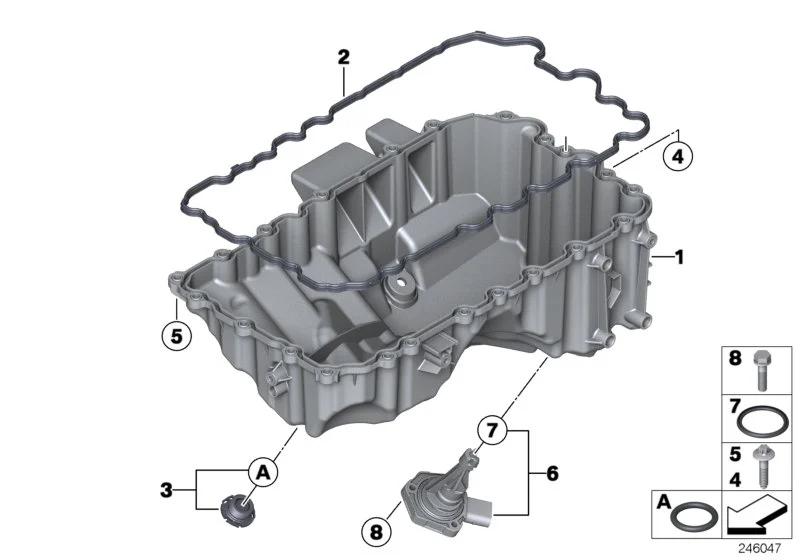 BMW Verschlussschraube mit O-Ring E84 E89 F07 F10 F11 F20 F21 F22 F23 F30 F31 F32 F33 F34 F36 11137605018
