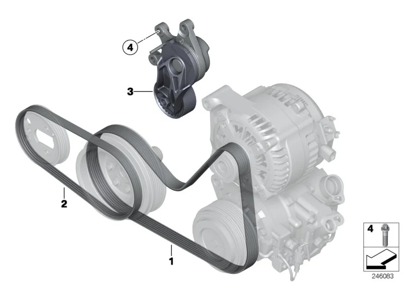 BMW Keilrippenriemen E84 E89 F07 F10 F11 F15 F16 F20 F21 F22 F23 F25 F26 F30 F31 F32 F33 F34 F36 11287618848