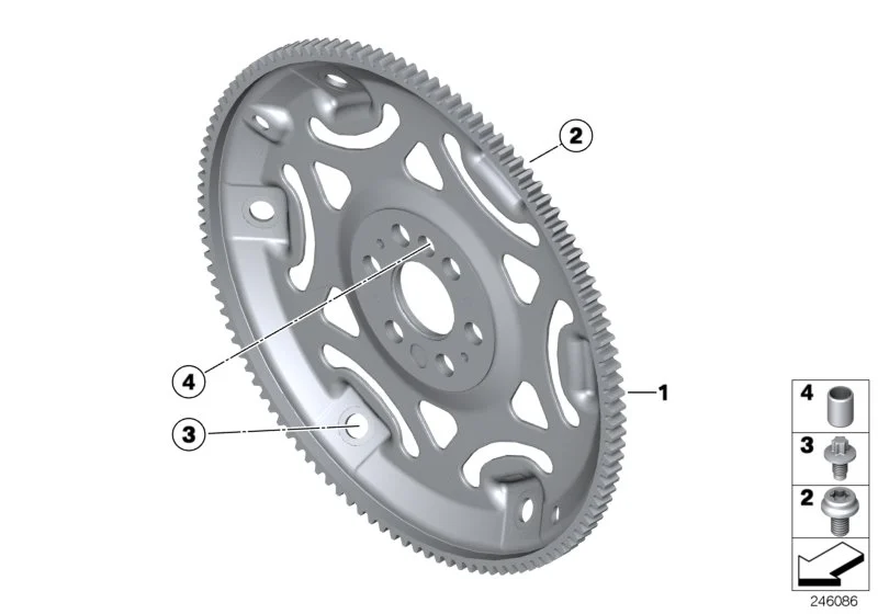BMW ASA-Schraube M10X1X17,5 ZNS3 E70 E71 E84 E89 F01 F02 F06 F07 F10 F11 F12 F13 F15 F16 F20 F21 F22 F23 F25 F26 F30 F31 F32 F33 F34 F36 F85 F86 F90 F91 F92 F93 F95 F96 G05 G06 G07 G11 G12 G14 G15 G16 G30 24407629873