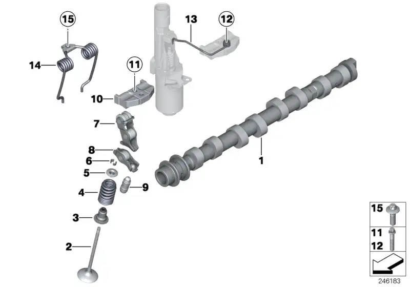 BMW Einlassnockenwelle E84 E89 F07 F10 F11 F15 F16 F20 F21 F22 F2