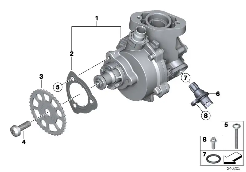 BMW Vakuumpumpe E70 E71 E82 E88 E90 E91 E92 E93 F01 F02 F06 F07 F