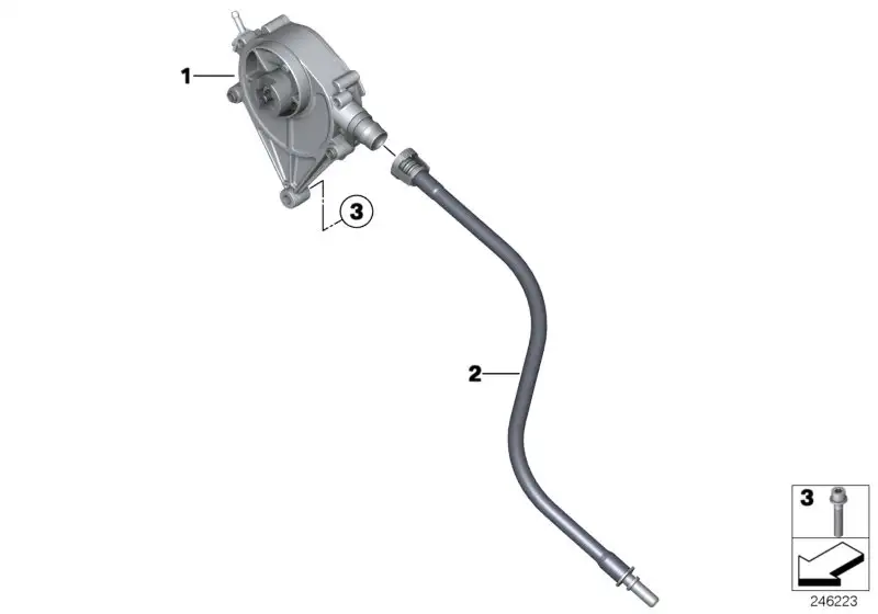 BMW Unterdruckpumpe E84 E89 F10 F11 F20 F21 F22 F25 F26 F31 11667