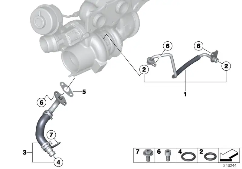 BMW O-Ring E84 E89 F07 F10 F11 F15 F16 F20 F21 F22 F23 F25 F26 F3