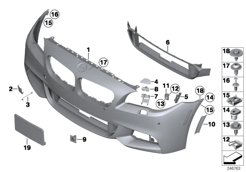 BMW Hebel links F10 F11 51118048019