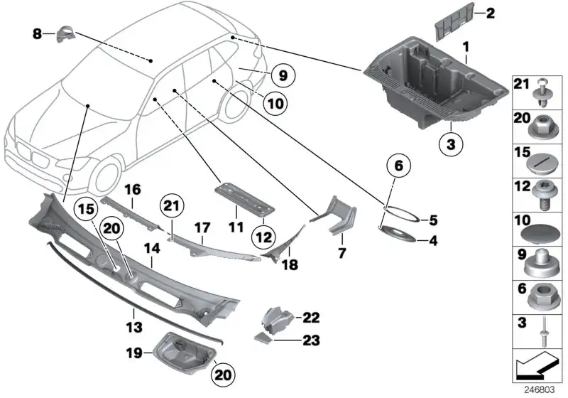 BMW Blindniet 41007254476 - Bildposition 03