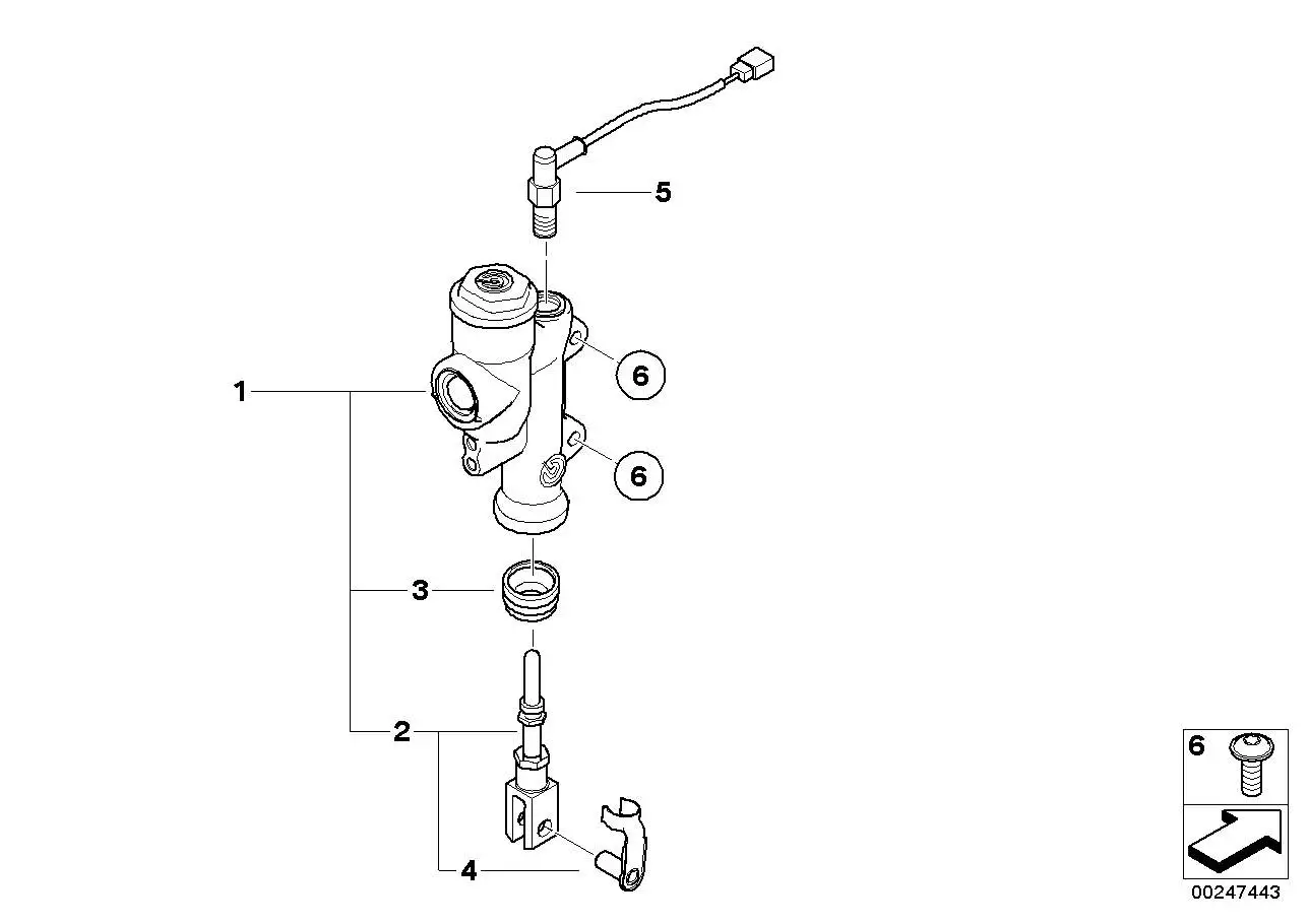 BMW Linsenschraube K16 K30 52537653615