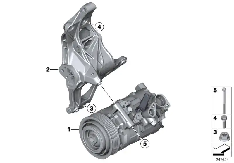 BMW Klimakompressor F20 F21 F31 64529222308