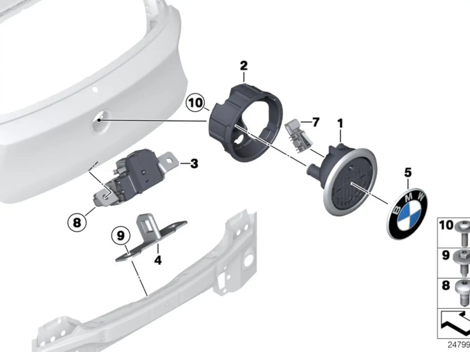 BMW Mikroschalter F20 F21 51247124470