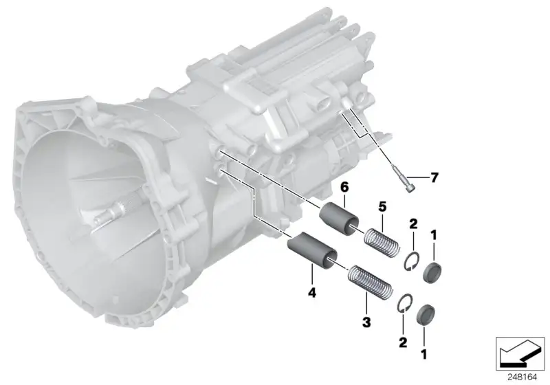 BMW Druckfeder E31 E34 E36 E38 E39 E46 E52 E60 E61 E81 E82 E84 E8