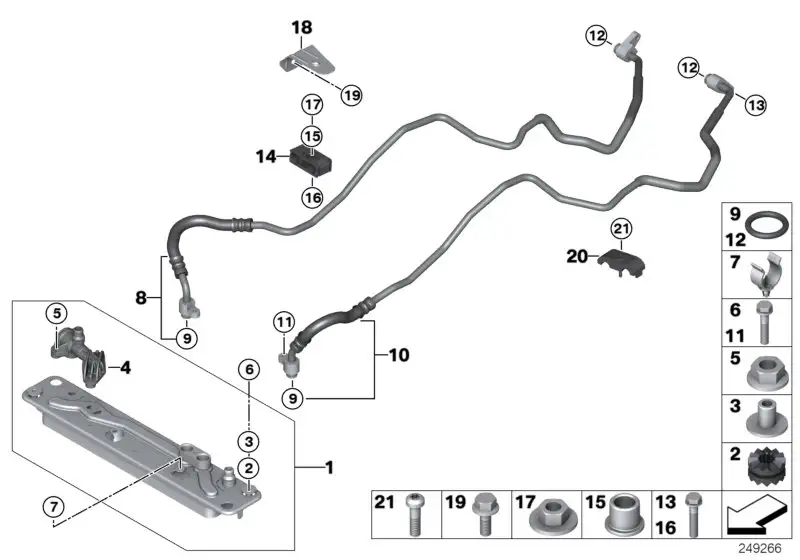 BMW Thermostat E70 E71 E72 17107558267 - X5 E70, X6 E71