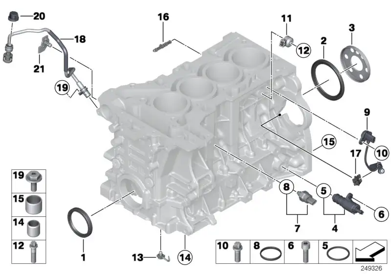BMW Ölspritzdüse 11428632496