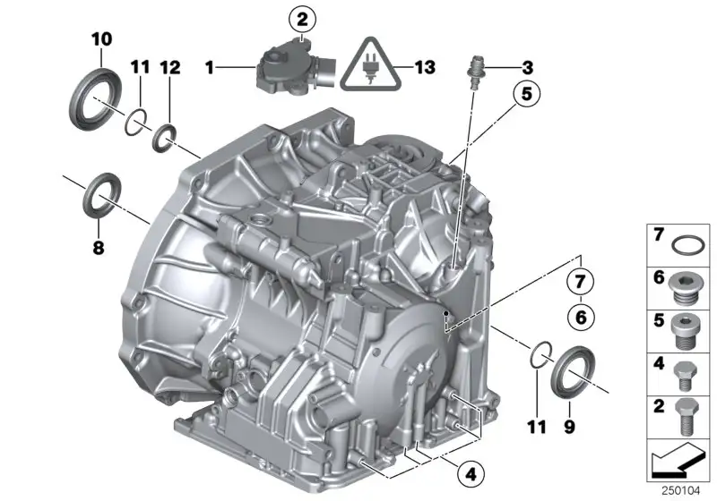 BMW Wellendichtring R60 R61 24279806837
