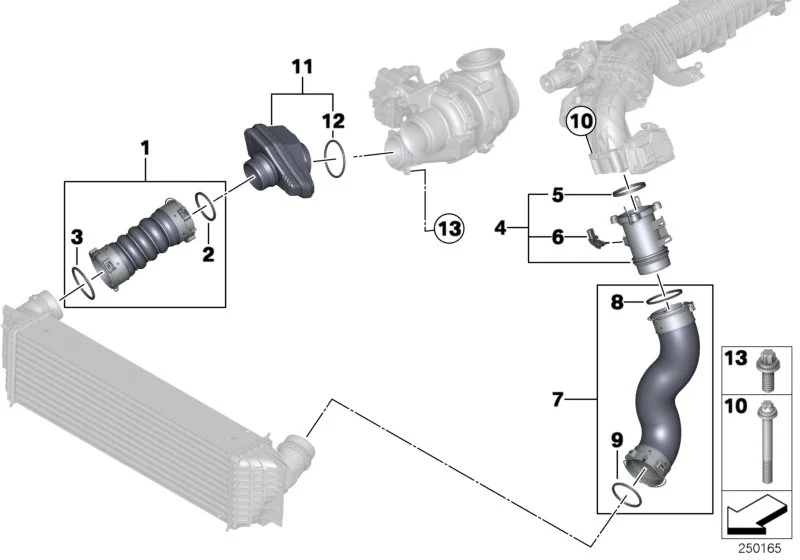 BMW O-Ring F01 F02 F07 F10 F11 F15 F16 F25 F26 F30 F31 F32 F33 F34 F36 11658516724