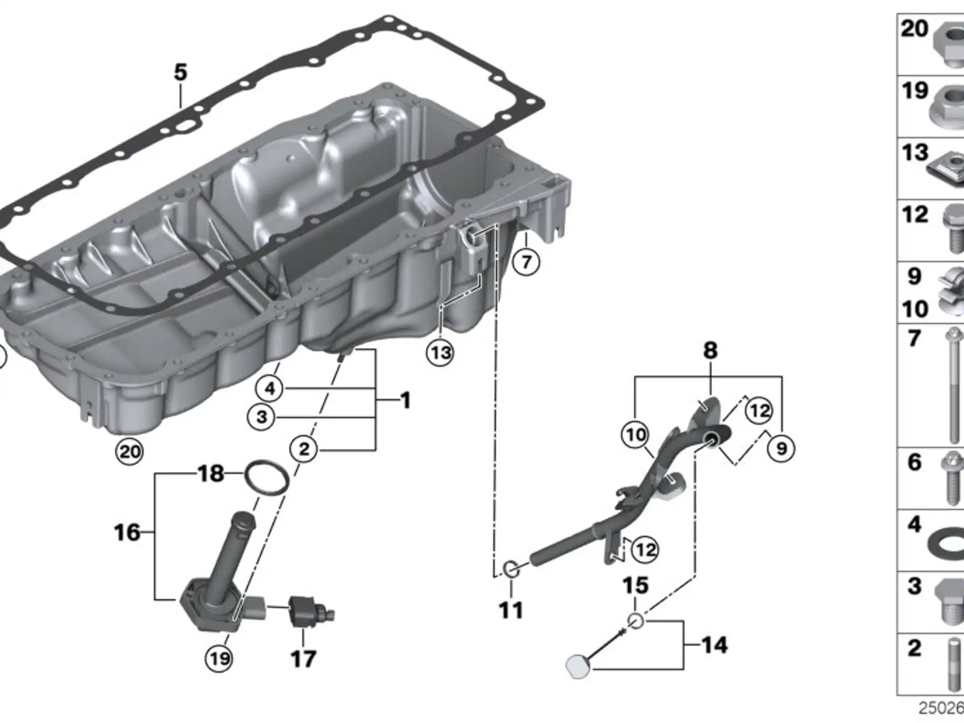 BMW Führungsrohr E70 E71 E90 E91 E92 E93 F01 F02 F07 F10 F11 11437809766