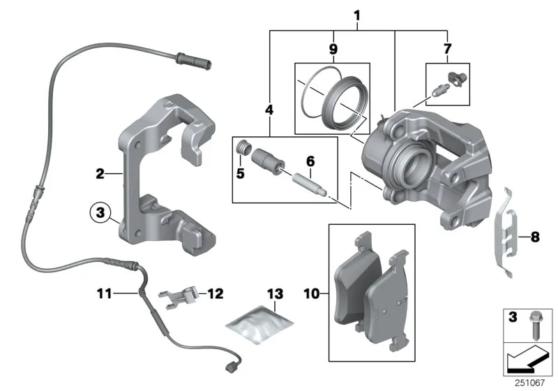 BMW Sechskantschraube mit Flansch M12X1,5X41 ZNS3 E53 E60 E61 E81 E82 E83 E84 E85 E86 E87 E88 E90 E91 E92 E93 F25 F26 34116797579