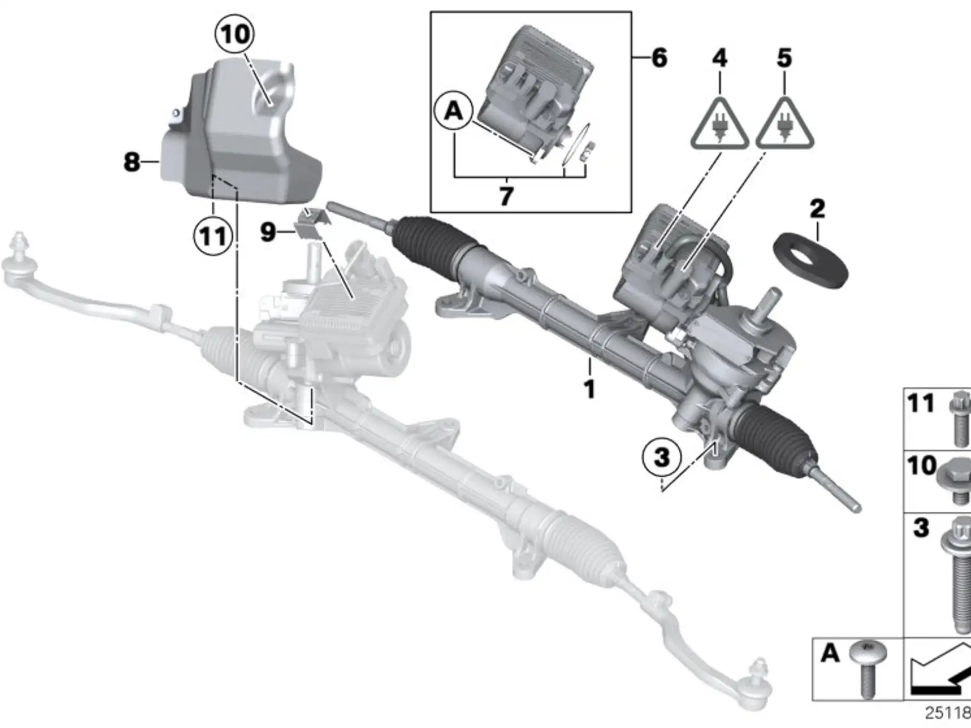 BMW Schraube selbstschneidend R55 R56 R57 R58 R59 31116770291