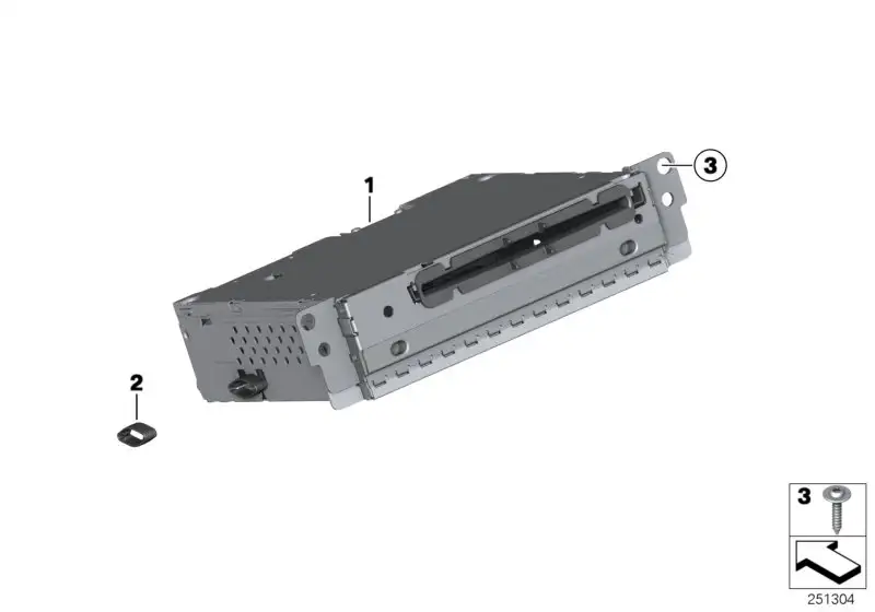 BMW RP Radio BMW Professional CD F31 F32 F33 F34 65129357988