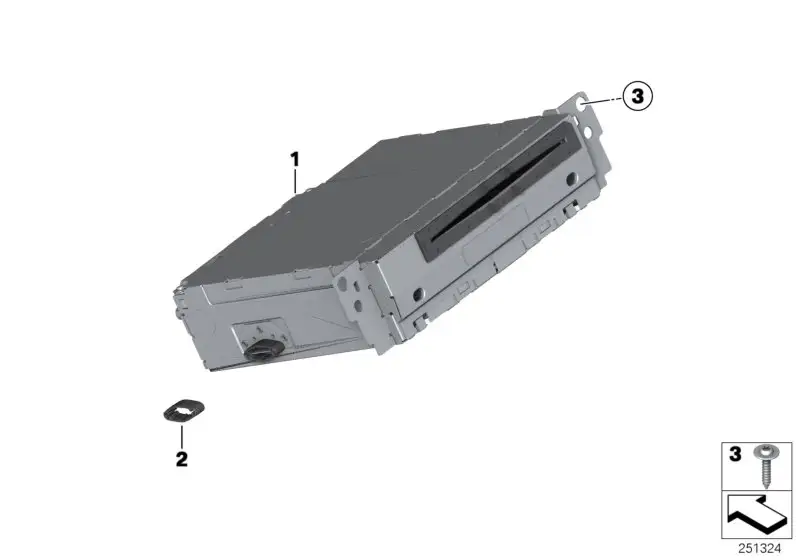 BMW Ausgleichselement F06 F10 F11 F12 F13 F20 F21 F22 F25 F31 F32