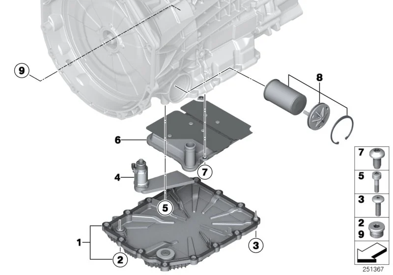 BMW Reparatursatz Druckfilter E82 E88 E89 E90 E92 E93 F06 F10 F12 F13 F80 F82 F83 F87 F87N 28107842840