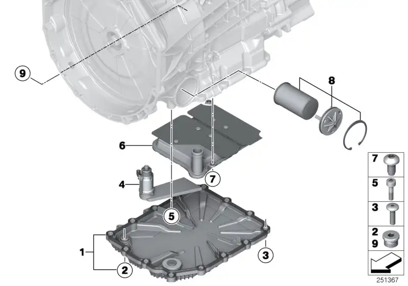 BMW Saugfiltereinheit E82 E88 E89 E90 E92 E93 28107842828 - 1er,