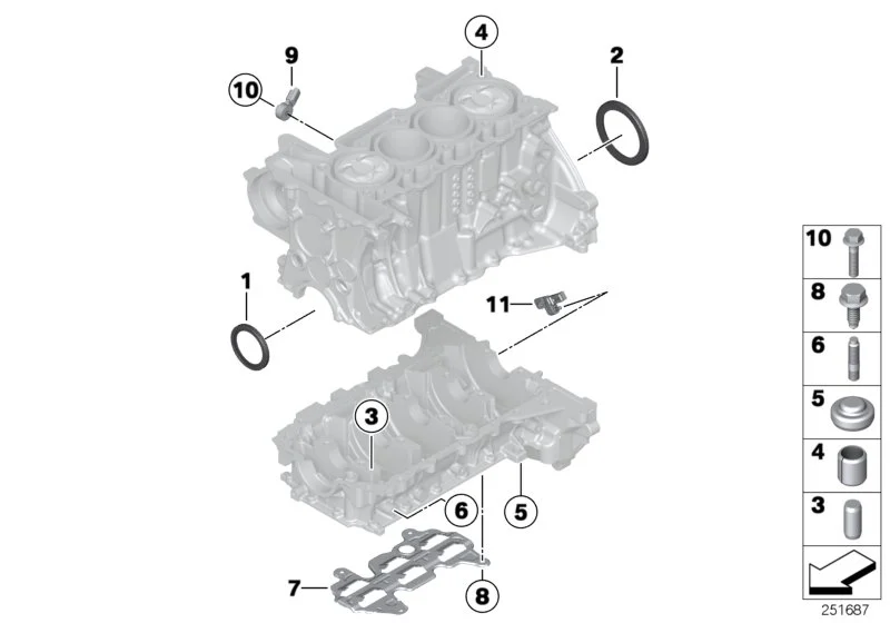 BMW Wellendichtring F20 F21 F30 F31 R55 R56 R57 R58 R59 R60 R61 11117568264