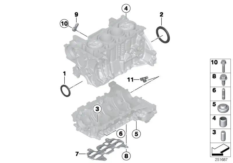 BMW Wellendichtring F20 F21 F30 F31 R55 R56 R57 R58 R59 R60 R61 1