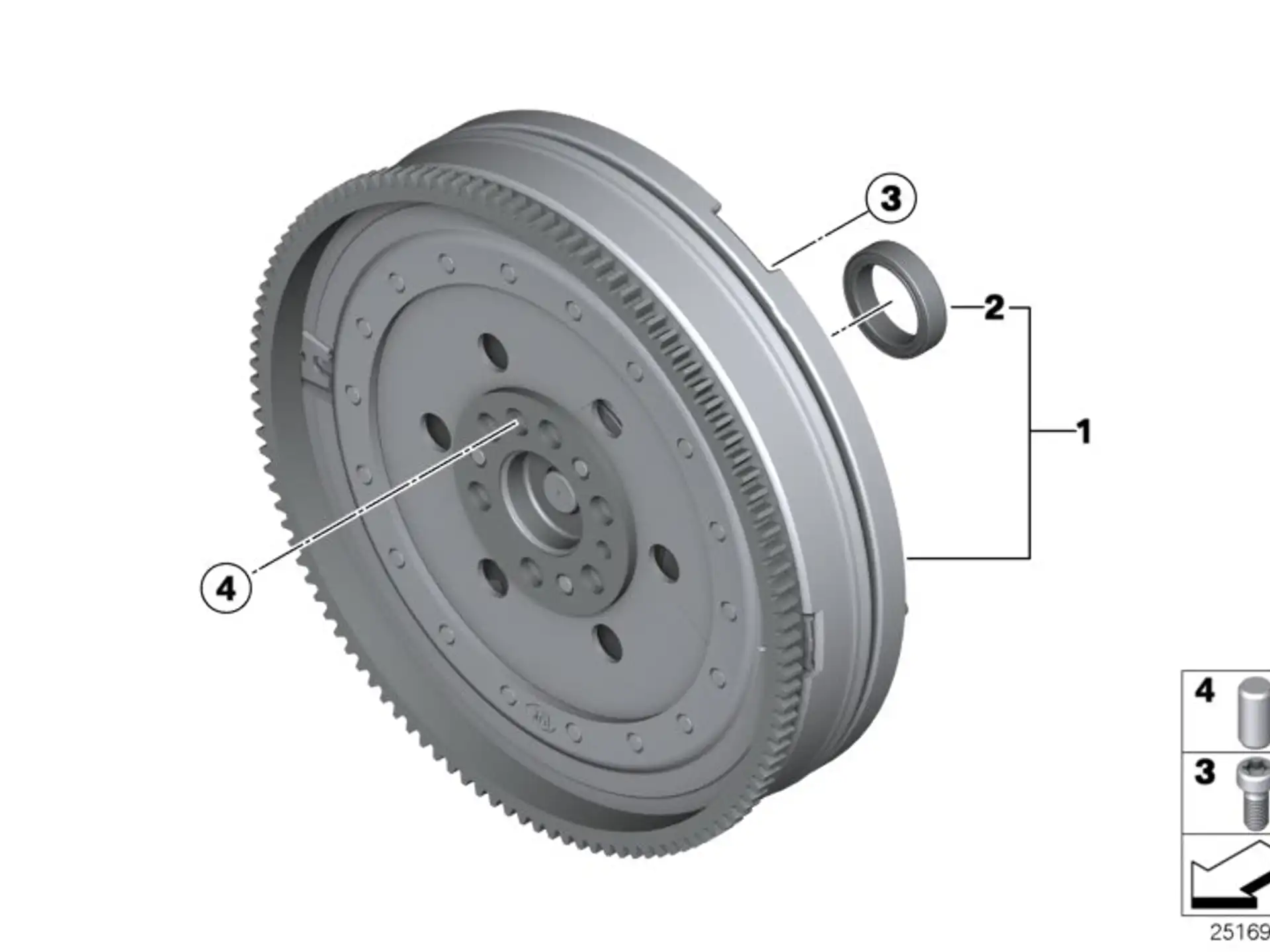 BMW ISA-Schraube F20 F21 F30 F31 R55 R56 R57 R58 R59 R60 R61 11228648147