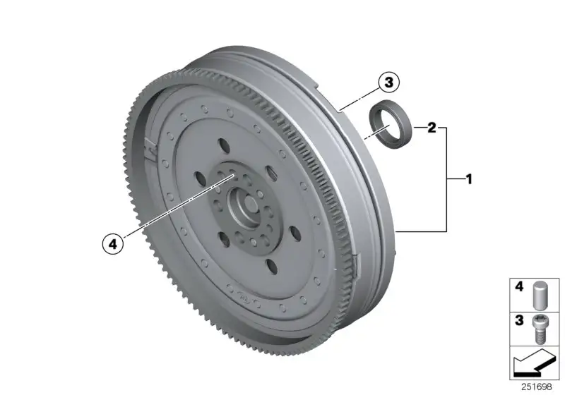 BMW Zylinderstift 11227542759 - Bildposition 04