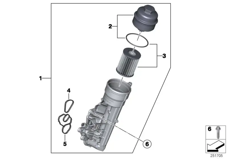 BMW Ölfilter mit Kunststoffdeckel F20 F21 F31 11427611968 - 1er,