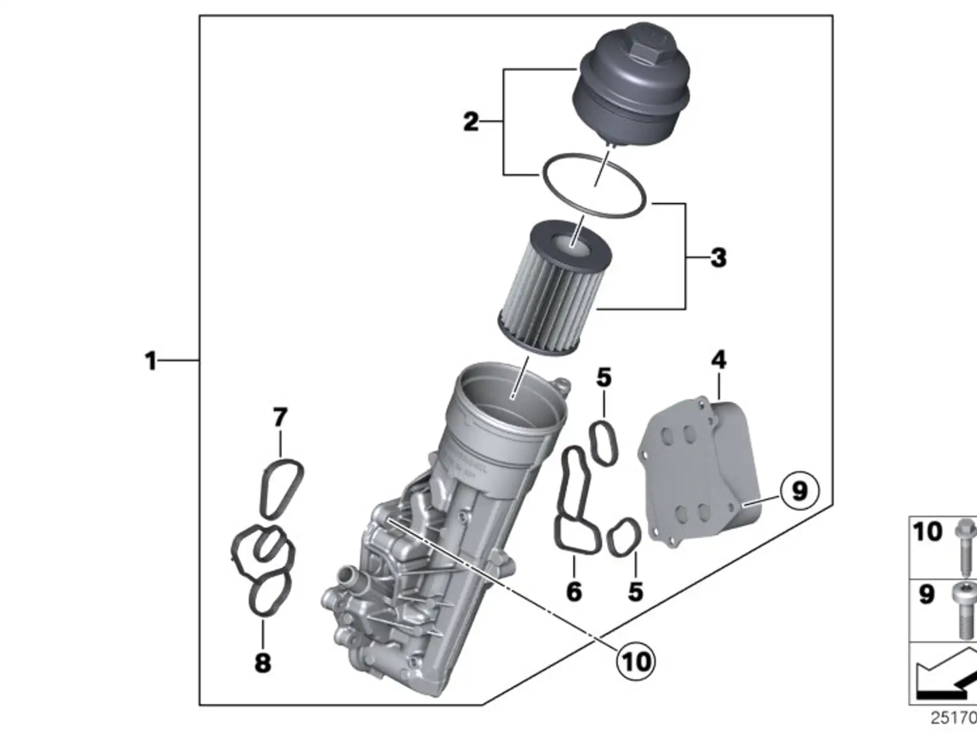 BMW Sechskantschraube mit Scheibe F20 F21 F30 F31 R55 R56 R57 R58 R59 R60 R61 07147543755