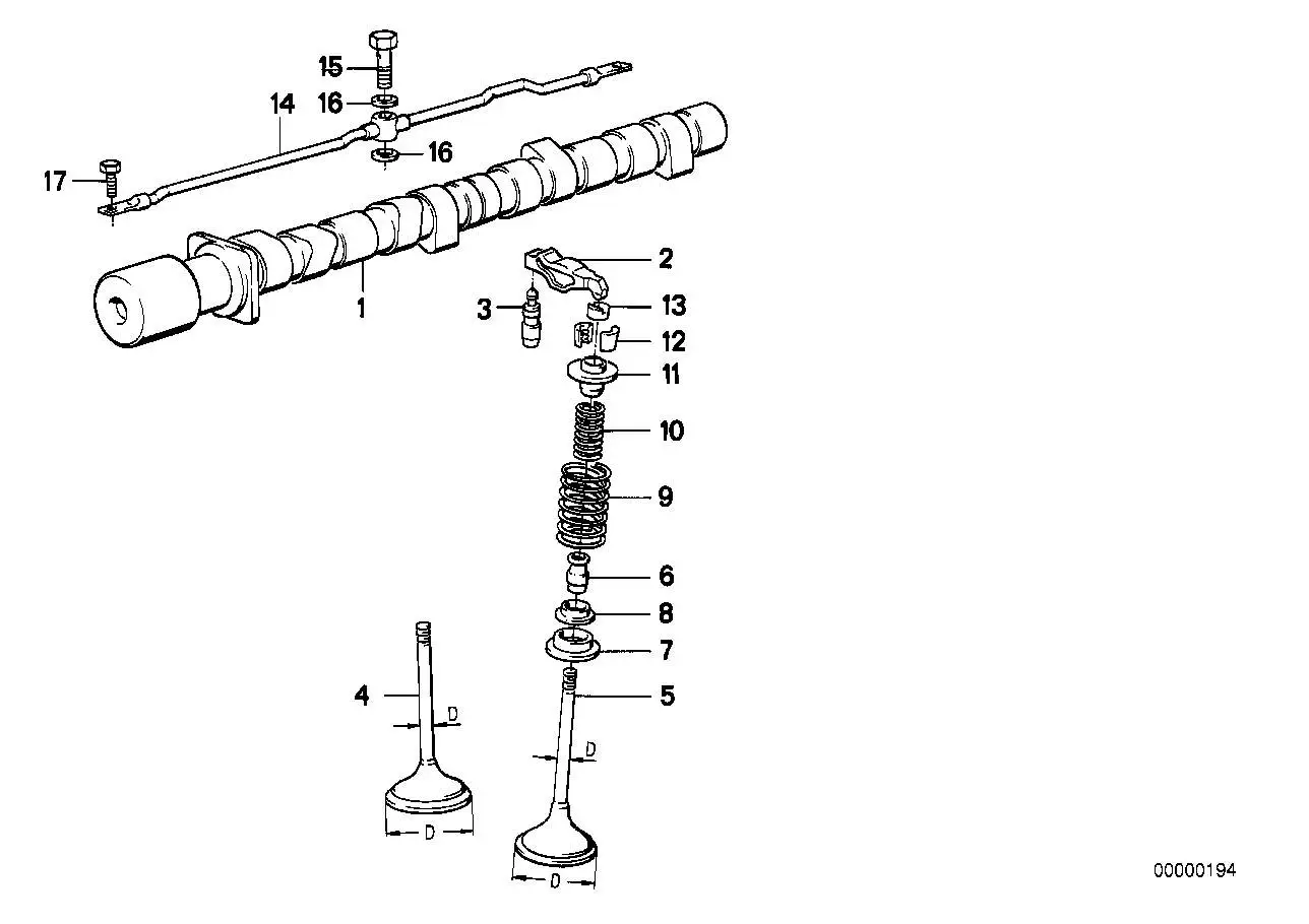 BMW Schlepphebel E30 E31 E32 E34 E36 11331709063 - Z1 E30, Z3 E36
