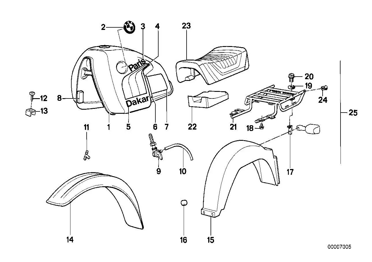 BMW Gepäckträger 46541453838 - Bildposition 21