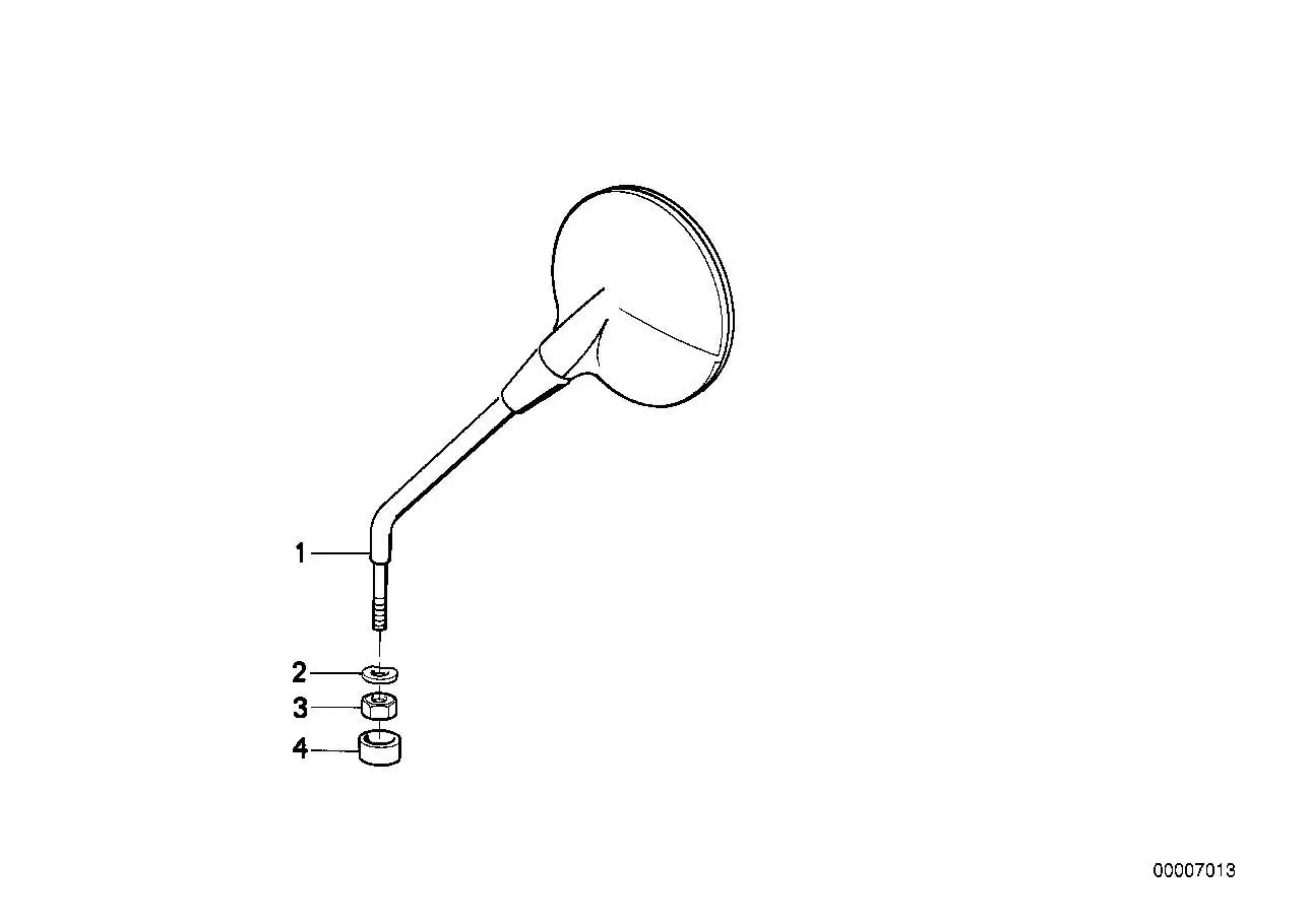 BMW Mutter K41 R13 R21 R21A R22 R28 51162328287 - Bildposition 03