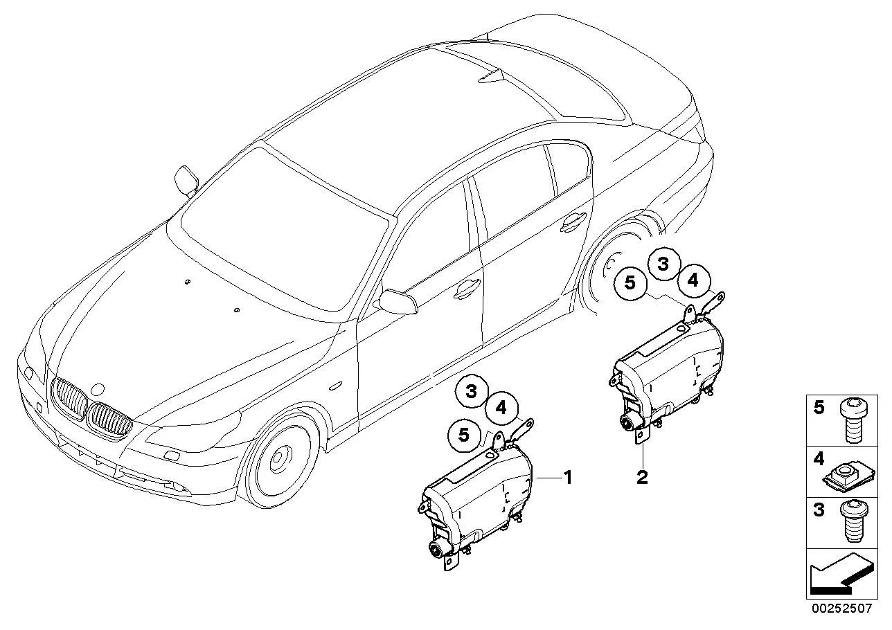 BMW Linsenschraube M5x10 E60 E61 E83 K16 K30 K40 K41 K43 K44 R21 R21A R22 R28 07147120342