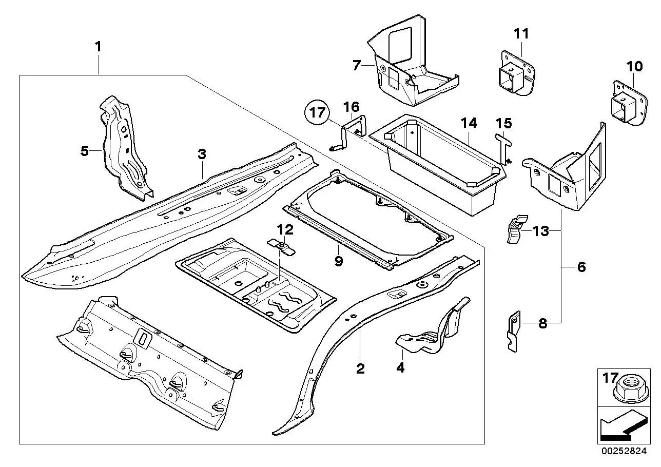 BMW Audio Geräteträger E60 E61 E63 E64 E82 E84 E88 E90 E91 E92 E9
