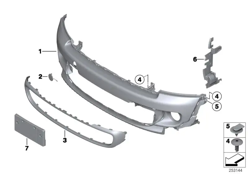 BMW Luftführung links R55 R56 R57 R58 R59 51117255127
