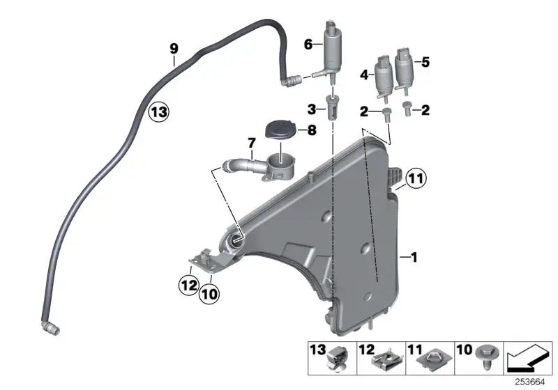 BMW Befüllkanal F20 F21 F22 F23 F30 F31 F32 F33 F34 F36 F80 F82 F