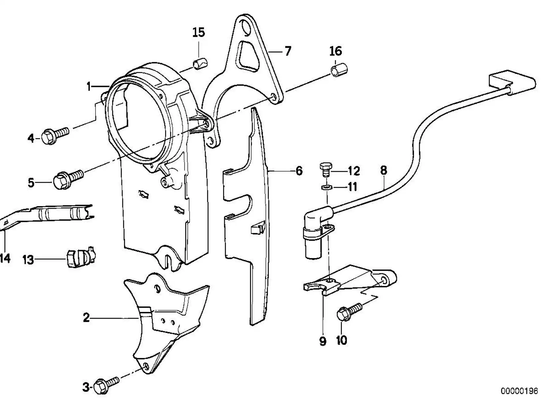 BMW Halter E28 E30 E34 11141716134